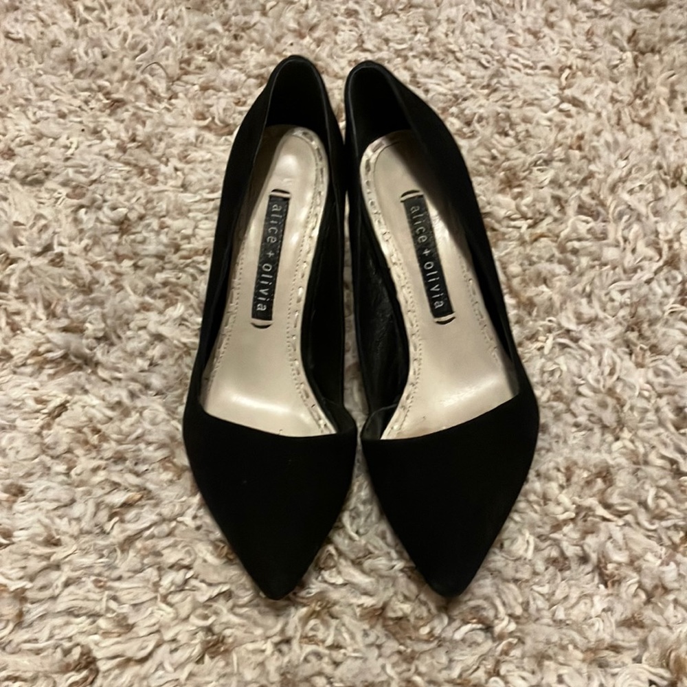 Alice + Olivia Black Heels